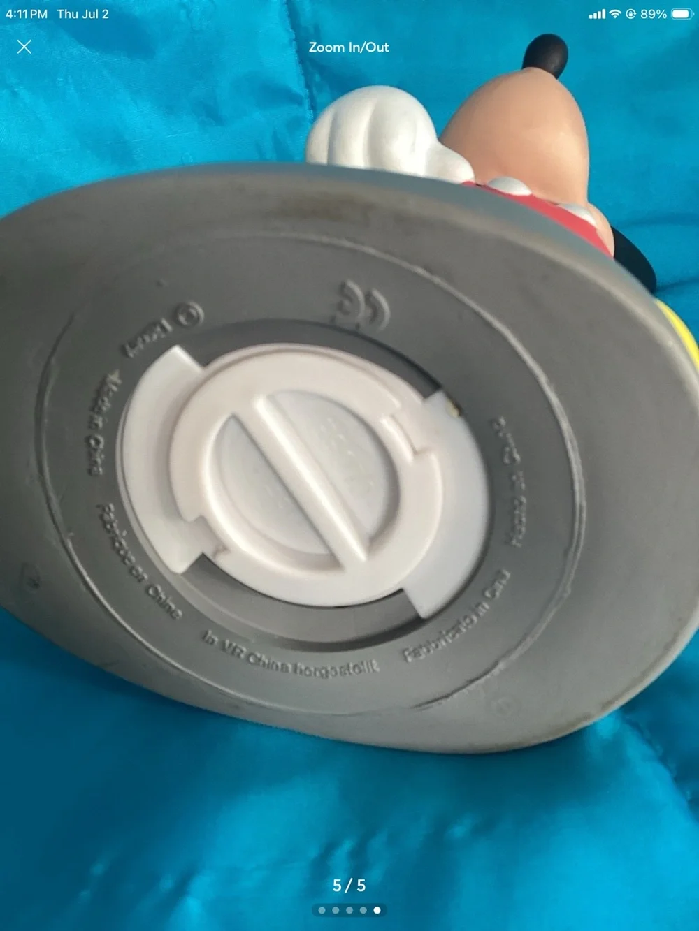 Disney Mickey Mouse coin bank